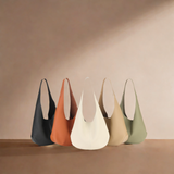 Genuine leather fashion bucket bag lazy shoulder bag