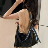 Simple First Layer Cowhide Bag Women