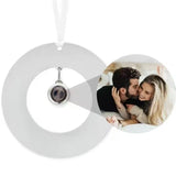 Personalized Circle Photo Ornament