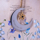 Personalized Crescent Star Photo Ornament