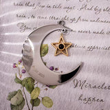 Personalized Crescent Star Photo Ornament