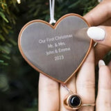 Personalized Heart Photo Ornament