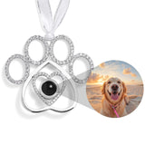 Personalized Paw Photo Ornament